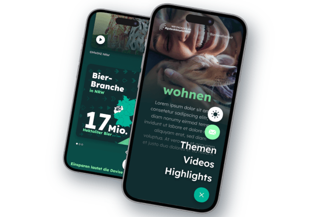 Websiteentwicklung gutesklimafuer.nrw